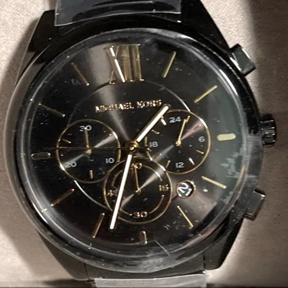 Michael Kors Black-Tone MK7110 Stainless - Picture 1 of 2